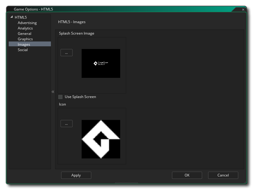 html5 images options gms 2